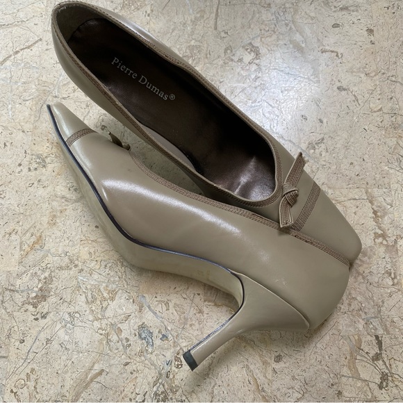 Elegant Slip on Pump Faux Leather High Heel Pierre Dumas - Picture 3 of 8